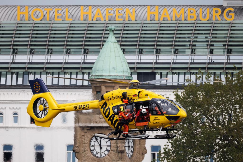 SOS - Joint Rescue Operation: ADAC Luftrettung (/ CHX) | Operator: Germany - Air Ambulance | Airbus Helicopters H145 EC45 | D-HYAF | MSN 20043