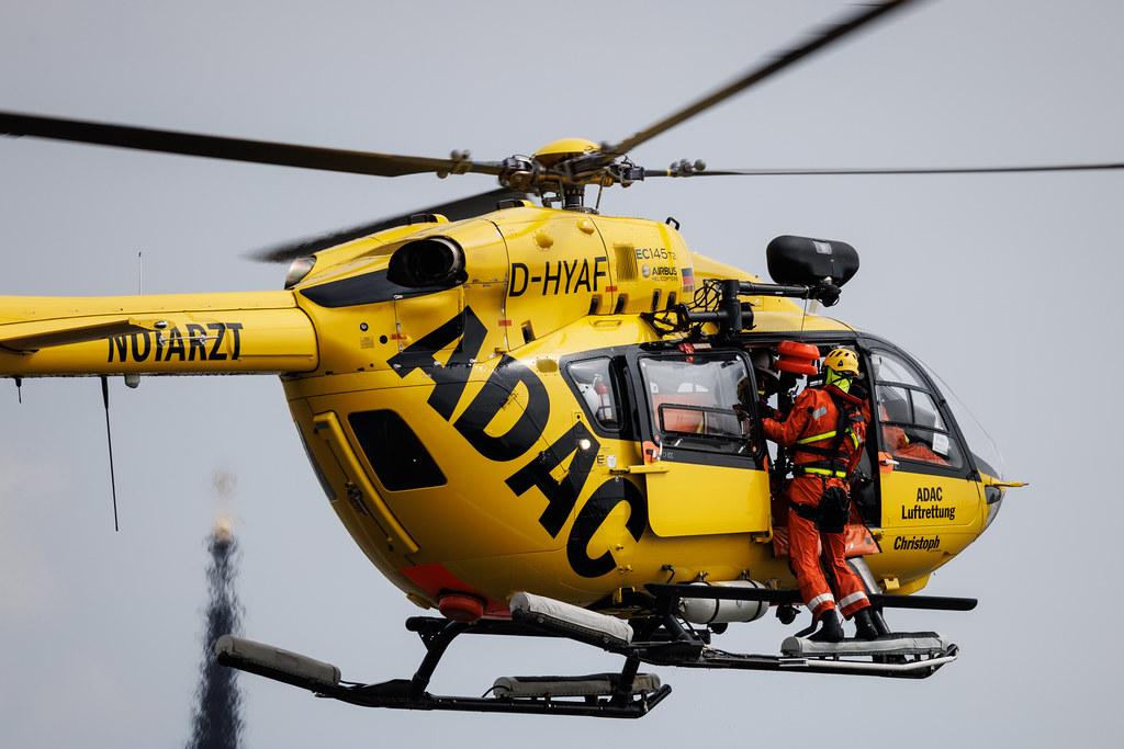 SOS - Joint Rescue Operation: ADAC Luftrettung (/ CHX) | Operator: Germany - Air Ambulance | Airbus Helicopters H145 EC45 | D-HYAF | MSN 20043