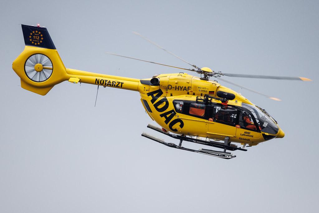 SOS - Joint Rescue Operation: ADAC Luftrettung (/ CHX) | Operator: Germany - Air Ambulance | Airbus Helicopters H145 EC45 | D-HYAF | MSN 20043