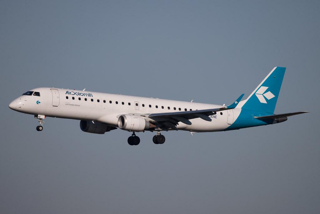 Frankfurt Airport: Air Dolomiti (EN / DLA) | Embraer E190LR E190 | I-JENE | MSN 19000333