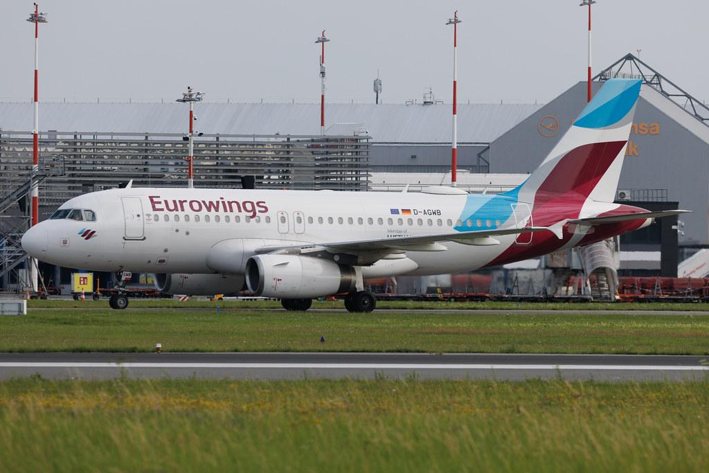 Hamburg Airport: Eurowings (EW / EWG) | Airbus A319-132 A319 | D-AGWG | MSN 3193