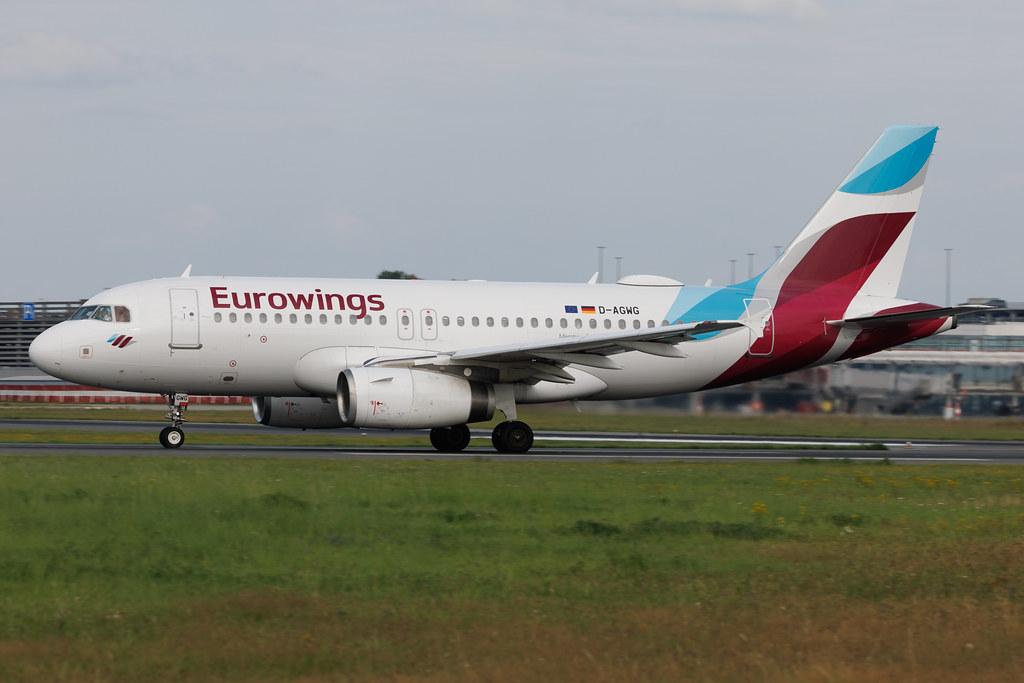 Hamburg Airport: Eurowings (EW / EWG) | Airbus A319-132 A319 | D-AGWG | MSN 3193