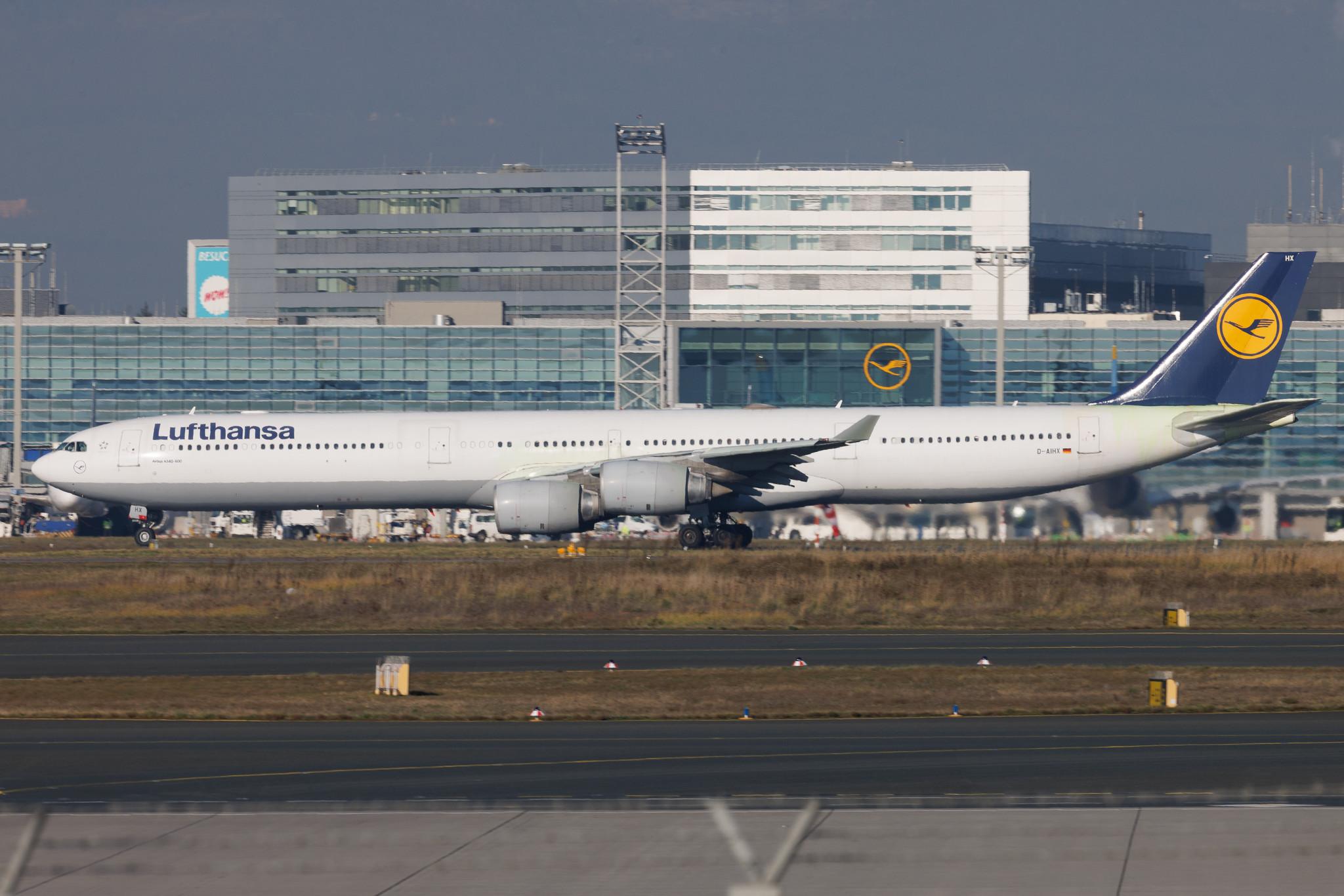 Frankfurt Airport: Lufthansa (LH / DLH) | Airbus A340-642 A346 | D-AIHX | MSN 0981