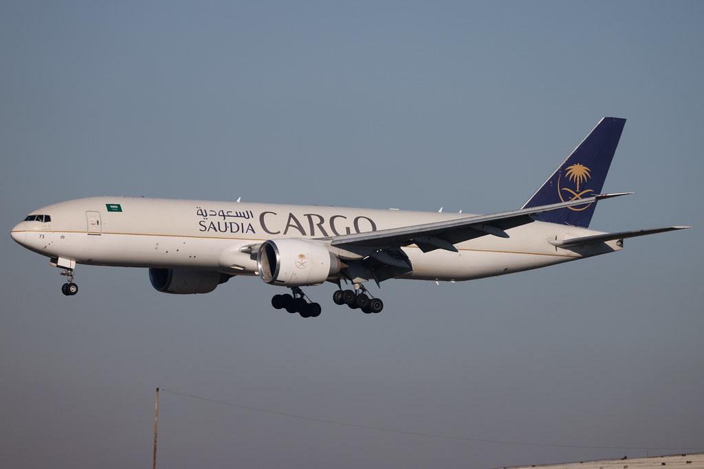 Frankfurt Airport: Saudia Cargo (SV / SVA) | Operator: Saudia | Boeing 777-FFG B77L | HZ-AK73 | MSN 60339