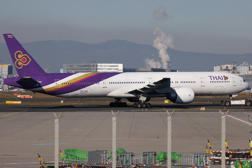 Frankfurt Airport: Thai Airways (TG / THA) | Boeing 777-3AL(ER) B77W | HS-TKN | MSN 41523