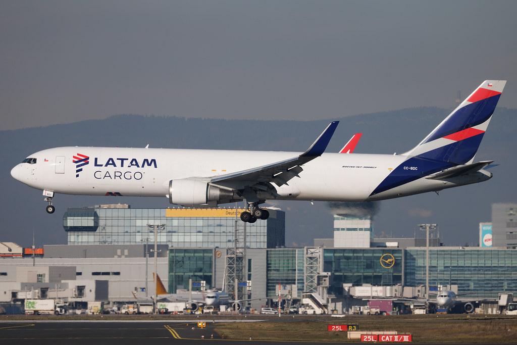 Frankfurt Airport: LATAM Cargo (UC / LCO) | Operator: LATAM Cargo Colombia | Boeing 767-316(ER)(BCF) B763 | CC-BDC | MSN 40591