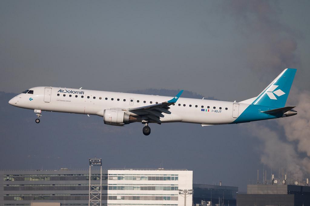 Frankfurt Airport: Air Dolomiti (EN / DLA) | Embraer E195LR E195 | I-ADJY | MSN 19000300
