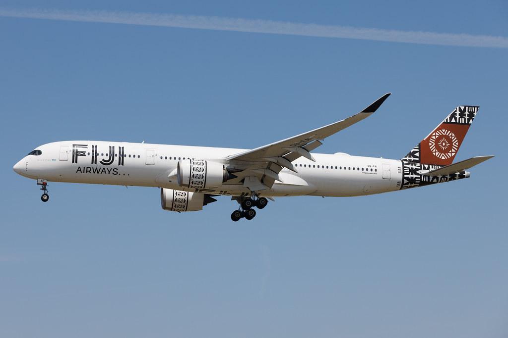 Los Angeles International Airport: Fiji Airways (FJ / FJI) | Airbus A350-941 A359 | DQ-FAI | MSN 299
