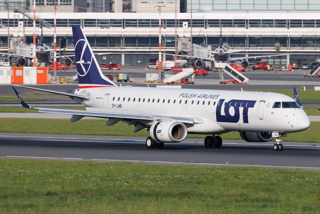 Hamburg Airport: LOT (LO / LOT) | Embraer E190STD E190 | SP-LMB | MSN 19000762