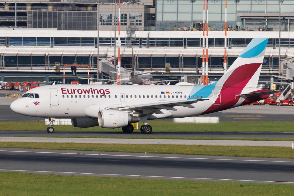 Hamburg Airport: Eurowings (EW / EWG) | Airbus A319-112 A319 | D-AKNV | MSN 2632