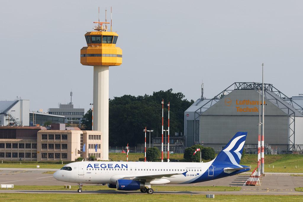 Hamburg Airport: Aegean Airlines (A3 / AEE) | Airbus A320-232 A320 | SX-DVW | MSN 3785