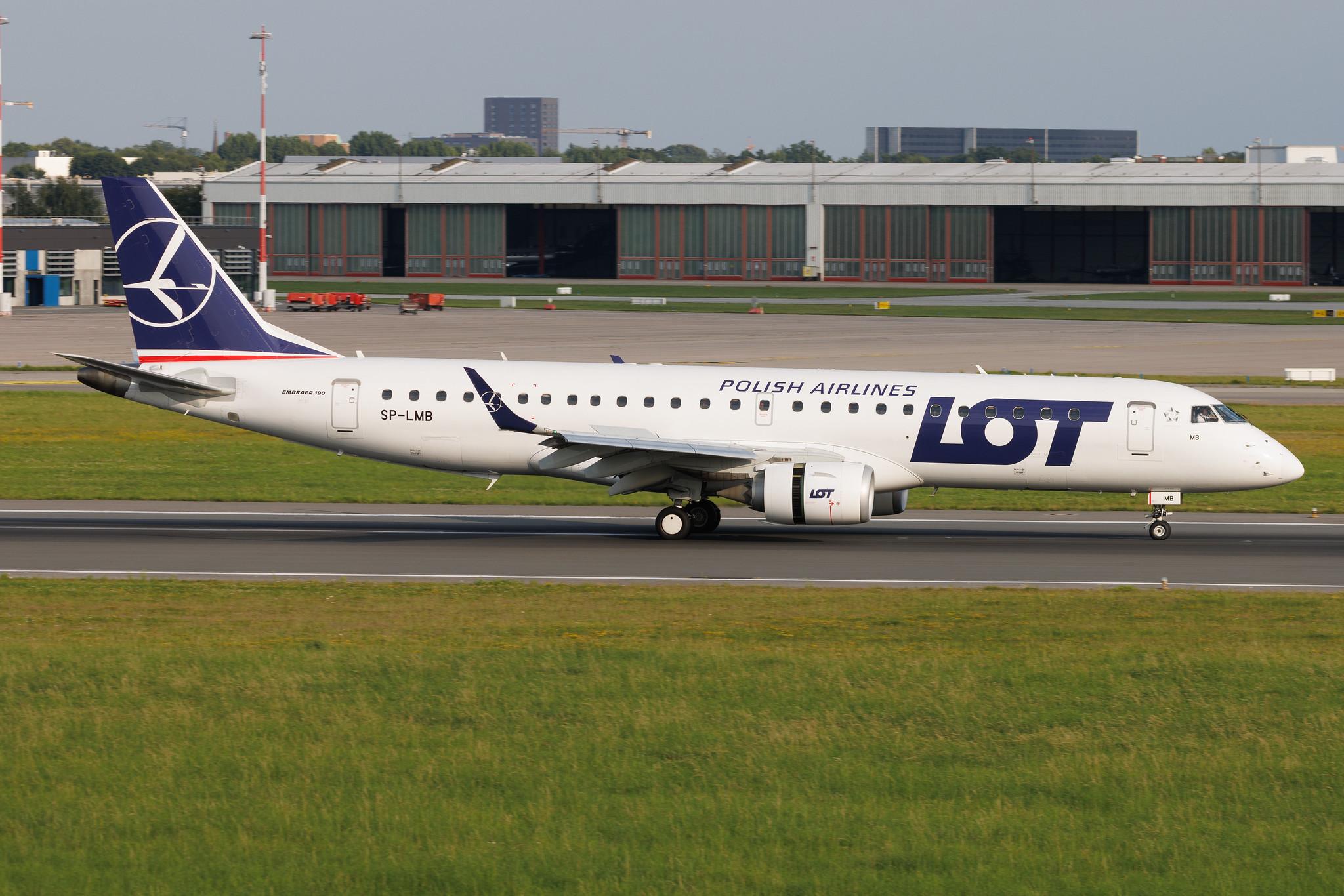 Hamburg Airport: LOT (LO / LOT) | Embraer E190STD E190 | SP-LMB | MSN 19000762