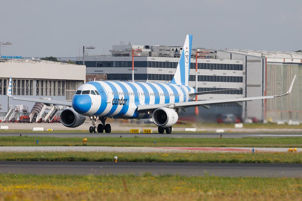 Hamburg Airport: Condor (DE / CFG) | Livery: Blue Sea Livery | Airbus A320-214 A320 | D-AICT | MSN 05661