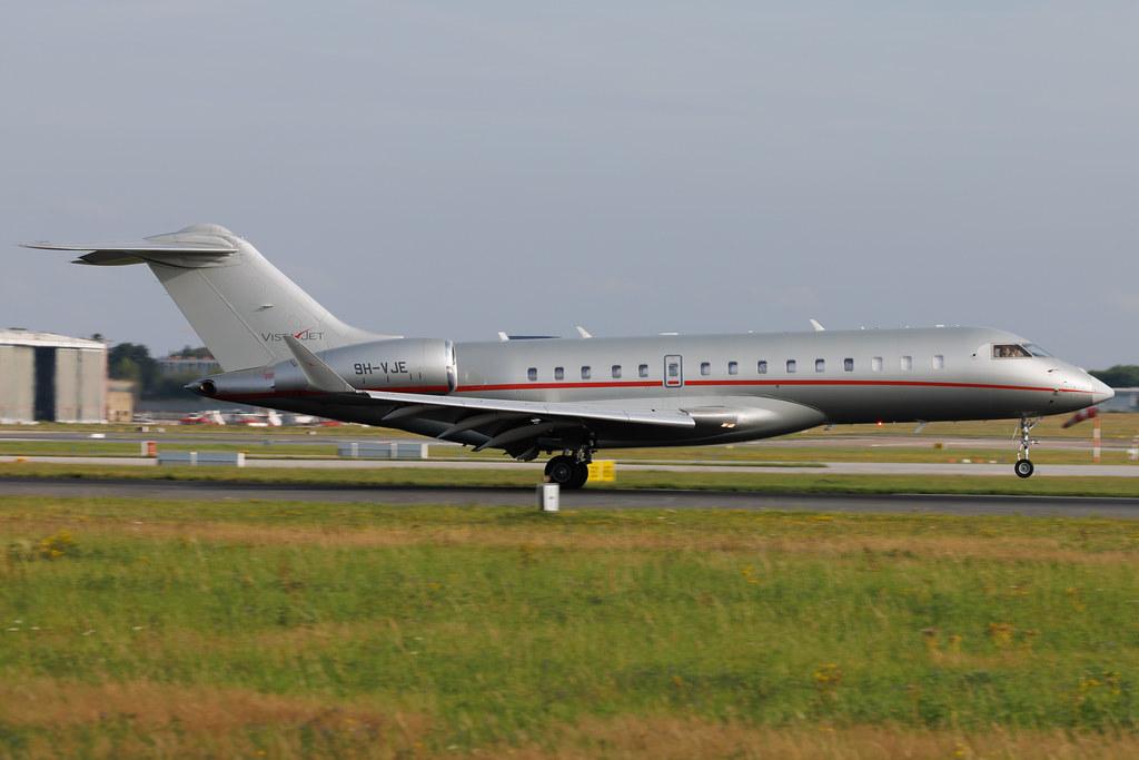 Hamburg Airport: VistaJet (VJT) | Bombardier Global 6000 GLEX | 9H-VJE | MSN 9502