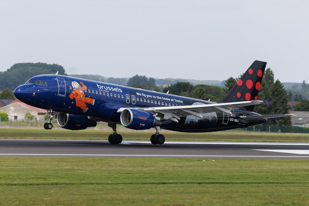 Brussels Airport: Brussels Airlines (SN / BEL) | Livery: Tintin Gravity Livery | Airbus A320-214 A320 | OO-SNJ | MSN 03161