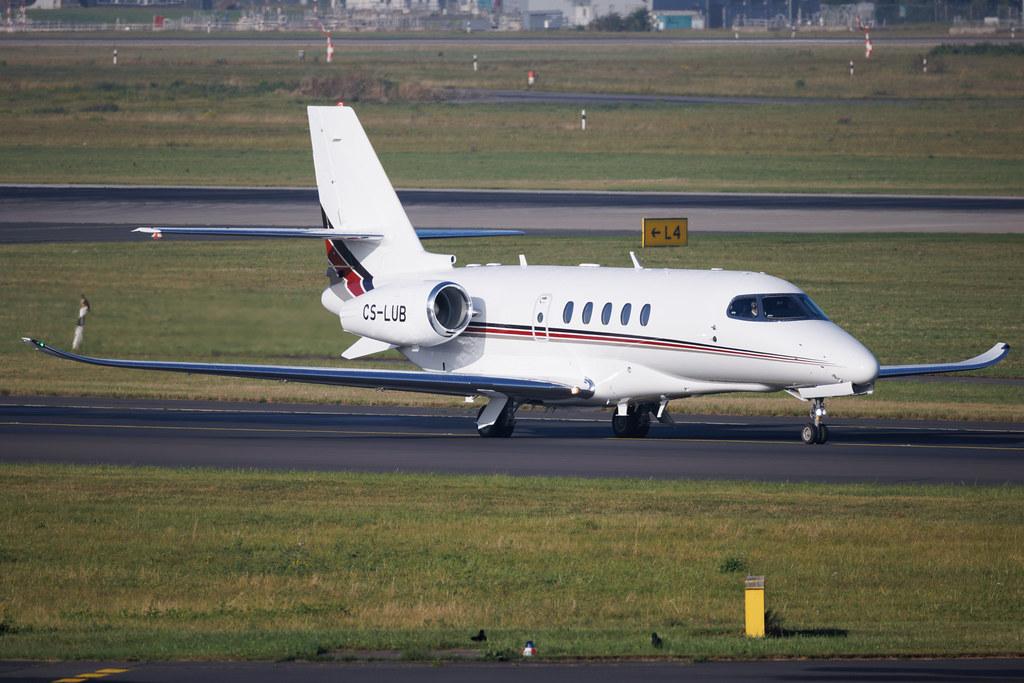 Düsseldorf Airport: NetJets (EJA) | Operator: NetJets Europe | Cessna Citation Latitude C68A | CS-LUB | MSN 680A0399