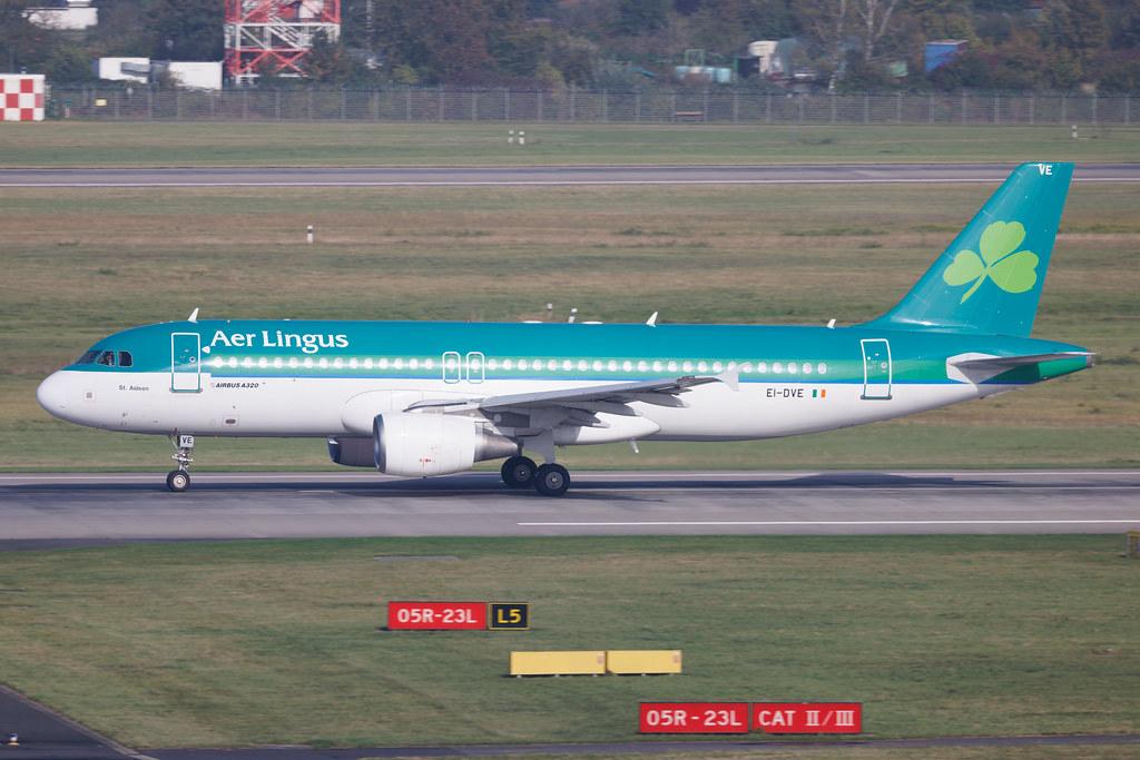 Düsseldorf Airport: Aer Lingus (EI / EIN) | Airbus A320-214 A320 | EI-DVE | MSN 3129