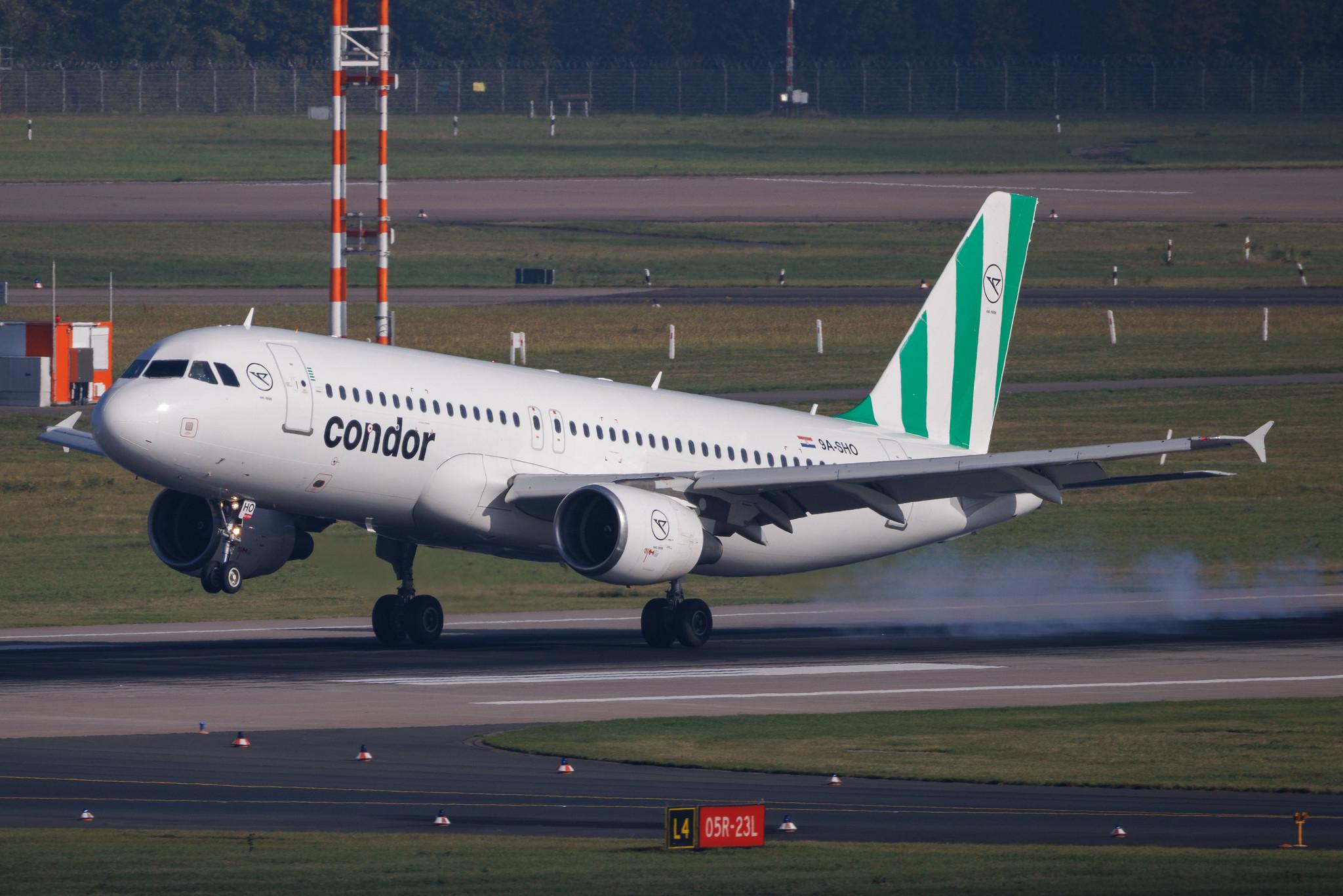Düsseldorf Airport: Condor (DE / CFG) | Operator: Fly Air41 | Airbus A320-214 A320 | 9A-SHO | MSN 03840