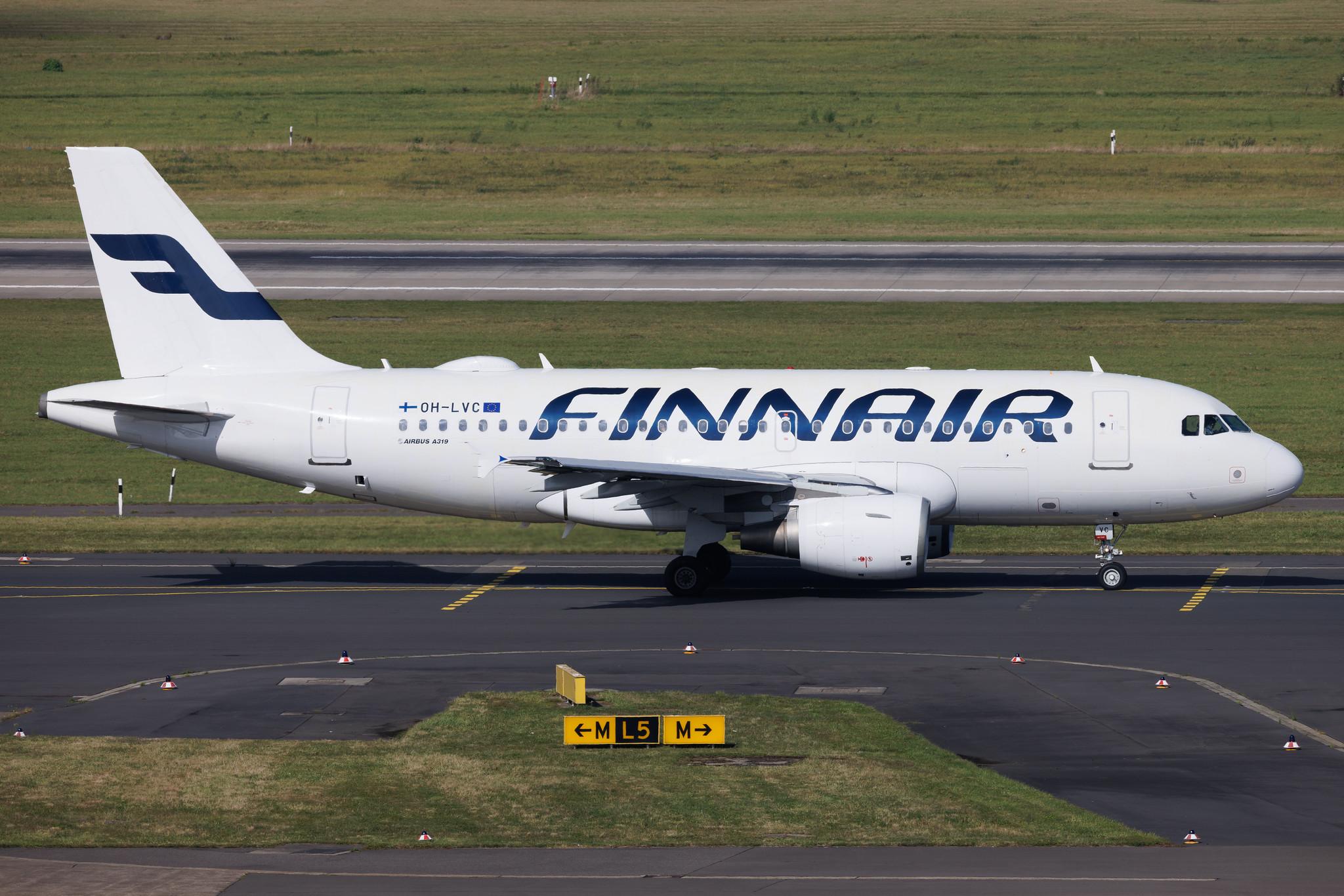Düsseldorf Airport: Finnair (AY / FIN) | Airbus A319-112 A319 | OH-LVC | MSN 1309