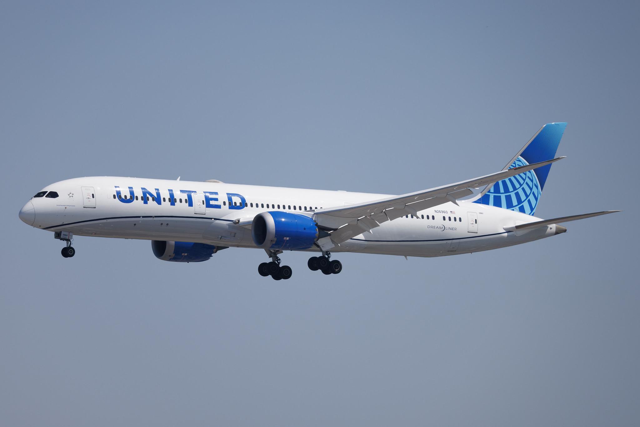 Los Angeles International Airport: United Airlines (UA / UAL) | Boeing 787-9 Dreamliner B789 | N26960 | MSN 36408