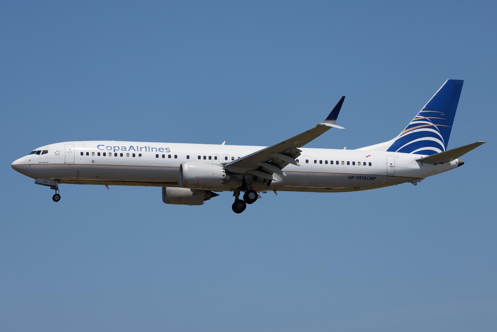 Los Angeles International Airport: Copa Airlines (CM / CMP) | Boeing 737 MAX 9 B39M | HP-9912CMP | MSN 44211