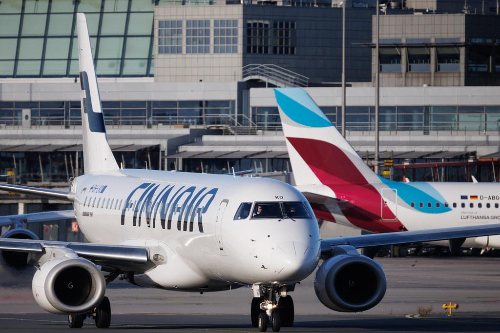 Hamburg Airport: Finnair (AY / FIN) | Embraer E190LR E190 | OH-LKO | MSN 19000267