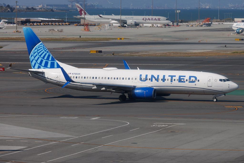 San Francisco International Airport: United Airlines (UA / UAL) | Boeing 737-824 B738 | N76505 | MSN 32834