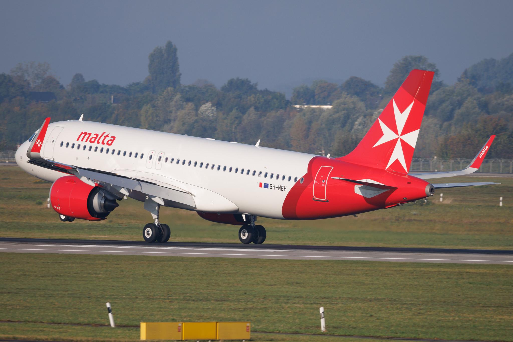 Düsseldorf Airport: KM Malta Airlines (KM / KMM) | Airbus A320-251N A20N | 9H-NEH | MSN 12200