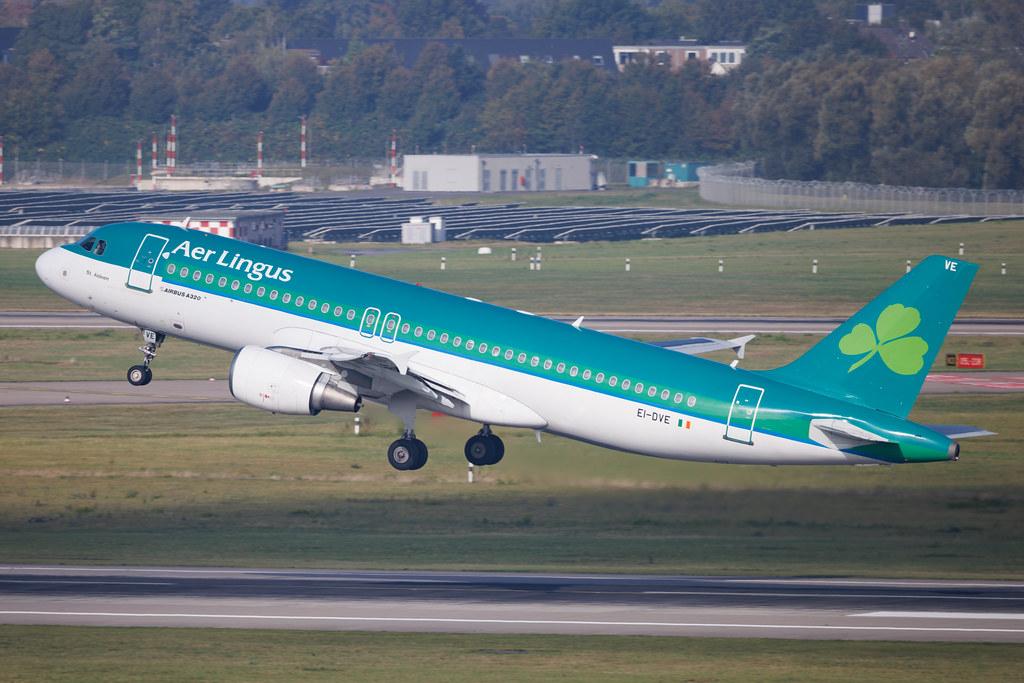 Düsseldorf Airport: Aer Lingus (EI / EIN) | Airbus A320-214 A320 | EI-DVE | MSN 3129