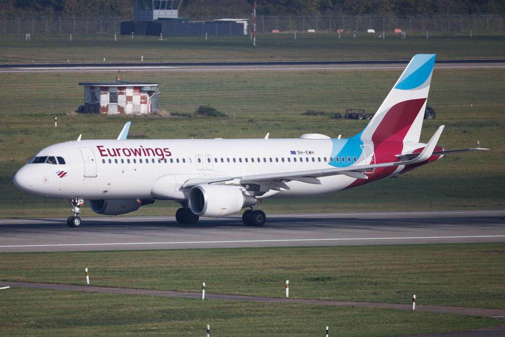 Düsseldorf Airport: Eurowings (EW / EWG) | Operator: Eurowings Europe | Airbus A320-214 A320 | 9H-EWH | MSN 07148