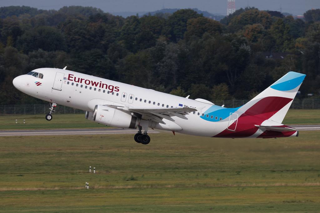 Düsseldorf Airport: Eurowings (EW / EWG) | Operator: Eurowings Europe | Airbus A319-132 A319 | 9H-EXT | MSN 05043