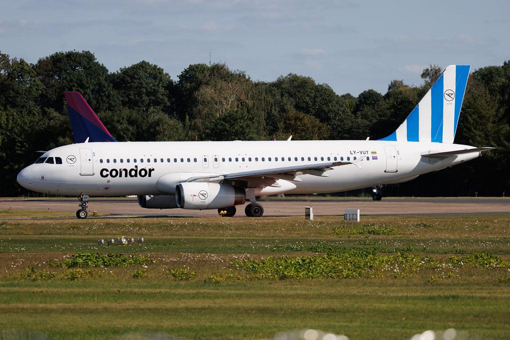 Hamburg Airport: Condor (DE / CFG) | Operator: Heston Airlines | Airbus A320-232 A320 | LY-VUT | MSN 03275