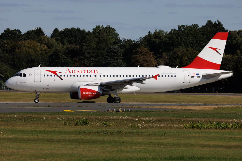 Hamburg Airport: Austrian Airlines (OS / AUA) | Airbus A320-214 A320 | OE-LBR | MSN 1150
