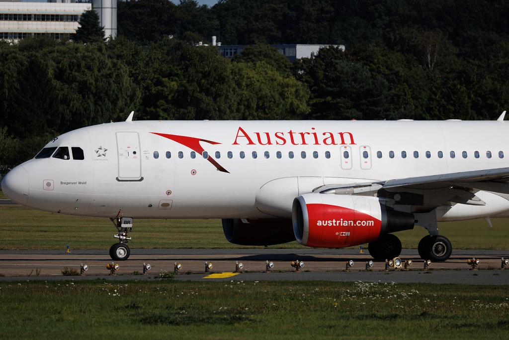 Hamburg Airport: Austrian Airlines (OS / AUA) | Airbus A320-214 A320 | OE-LBR | MSN 1150