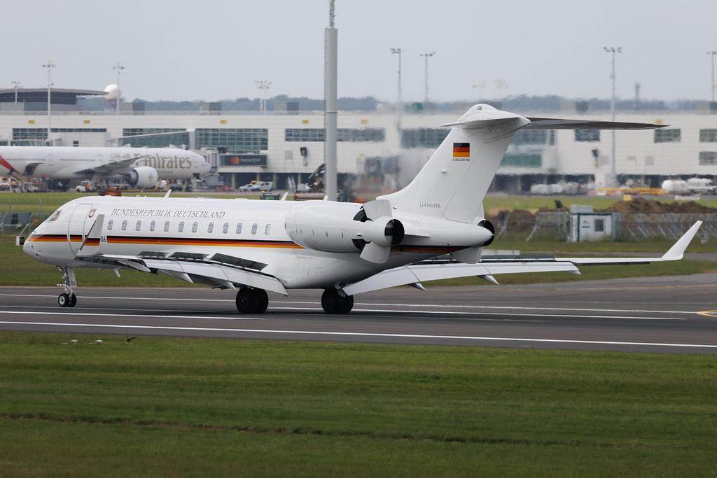 Brussels Airport: German Air Force ( / GAF) | Bombardier BD-700-1A10 Global 6000 GLEX | 14+06 | MSN 9863