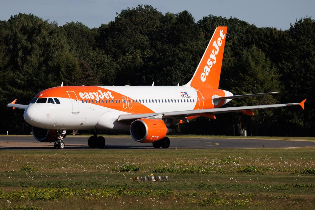Hamburg Airport: easyJet (U2 / EZY) | Operator: easyJet Europe | Airbus A319-111 A319 | OE-LQA | MSN 03799