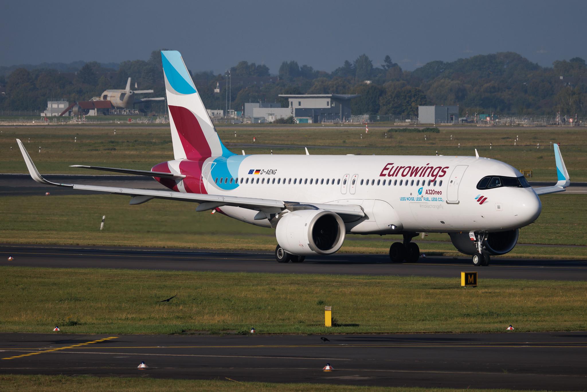 Düsseldorf Airport: Eurowings (EW / EWG) | Airbus A320-251N A20N | D-AENG | MSN 10970