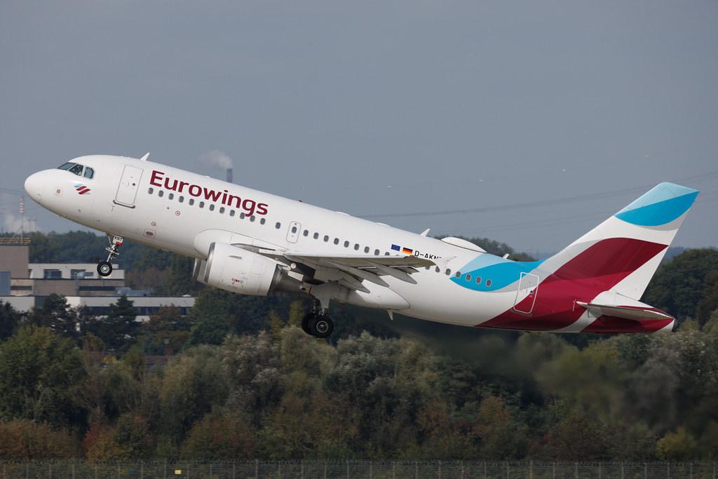 Düsseldorf Airport: Eurowings (EW / EWG) | Airbus A319-112 A319 | D-AKNT | MSN 2607