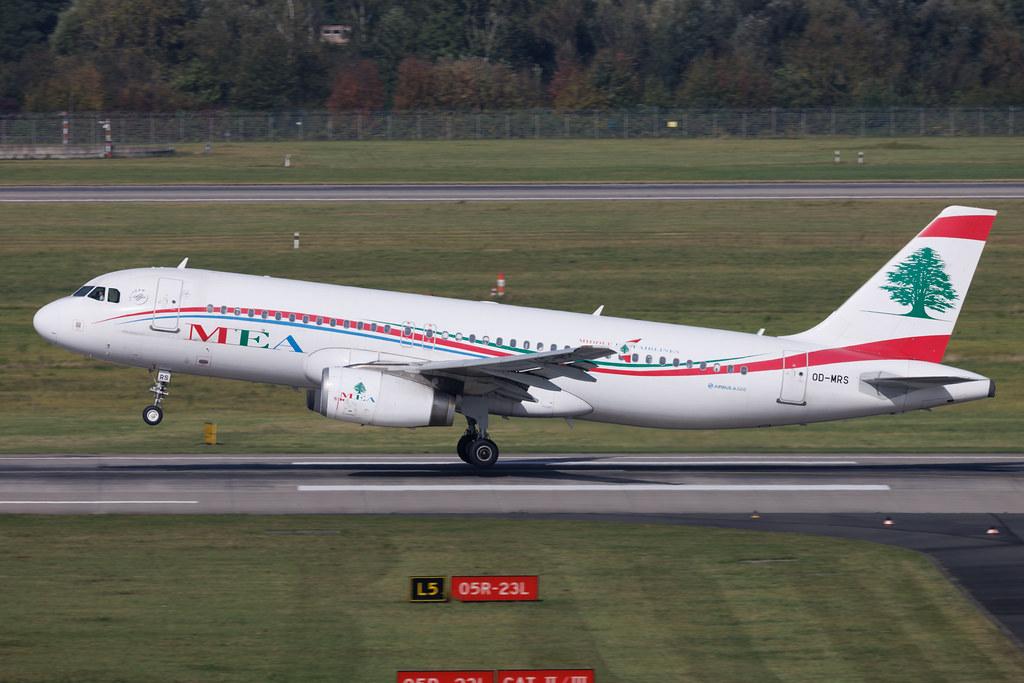 Düsseldorf Airport: MEA (ME / MEA) | Airbus A320-232 A320 | OD-MRS | MSN 03804