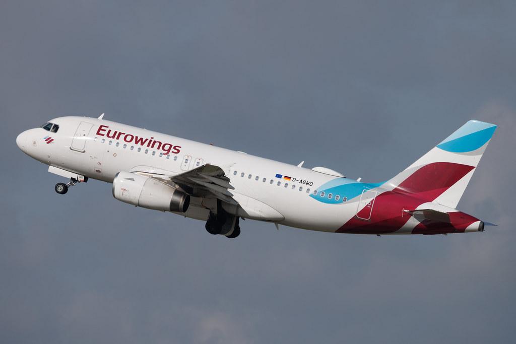 Düsseldorf Airport: Eurowings (EW / EWG) | Airbus A319-132 A319 | D-AGWO | MSN 4166