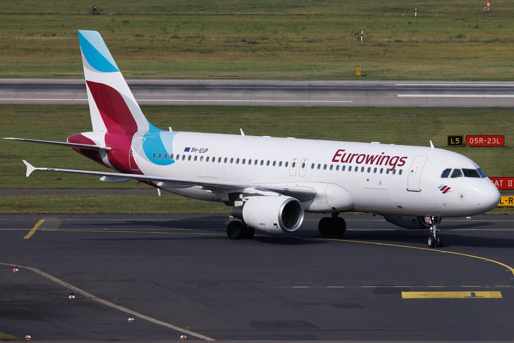 Düsseldorf Airport: Eurowings (EW / EWG) | Operator: Eurowings Europe | Airbus A320-214 A320 | 9H-EUP | MSN 03540