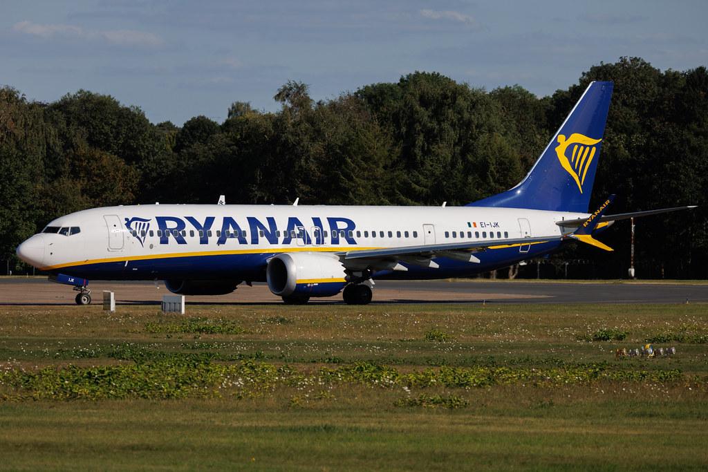 Hamburg Airport: Ryanair (FR / RYR) | Boeing 737 MAX 8-200 B38M | EI-IJK | MSN 67111