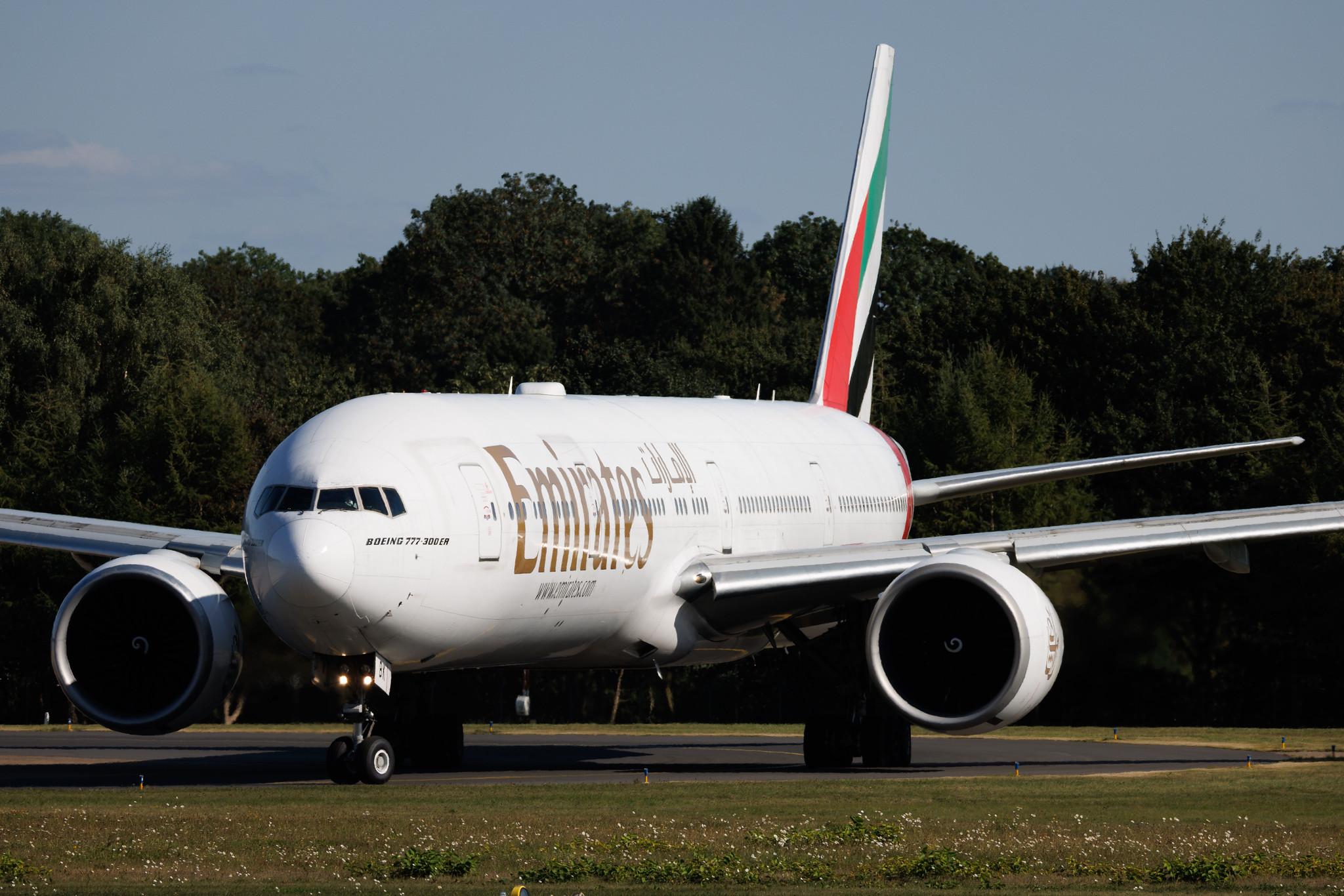 Hamburg Airport: Emirates (EK / UAE) | Boeing 777-31H(ER) B77W | A6-EBK | MSN 34481