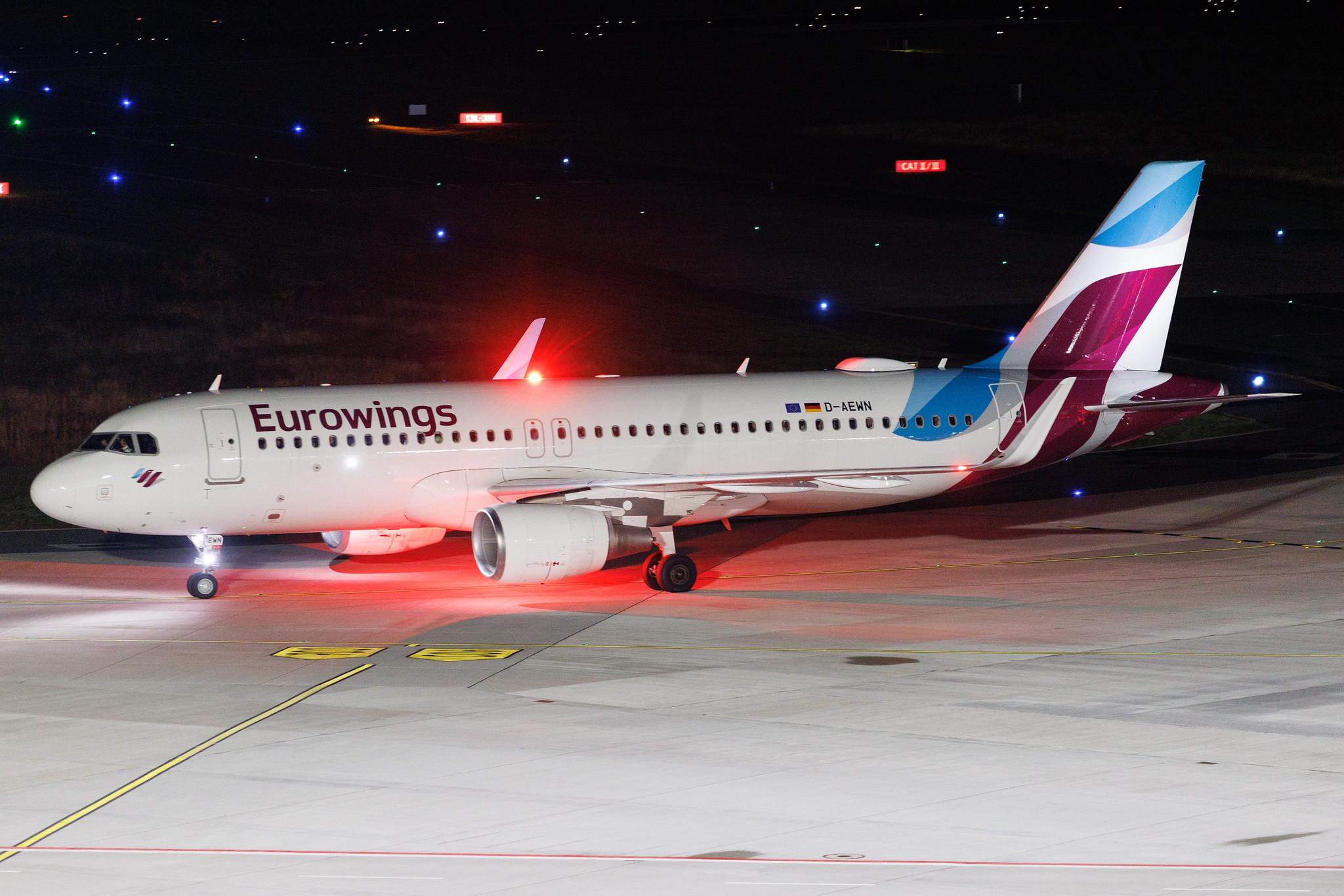 Köln Bonn Airport: Eurowings (EW / EWG) | Airbus A320-214 A320 | D-AEWN | MSN 7393