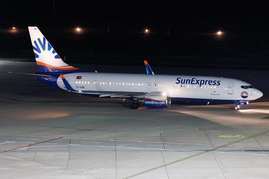 Köln Bonn Airport: SunExpress (XQ / SXS) | Boeing 737-86J B738 | TC-SON | MSN 30827