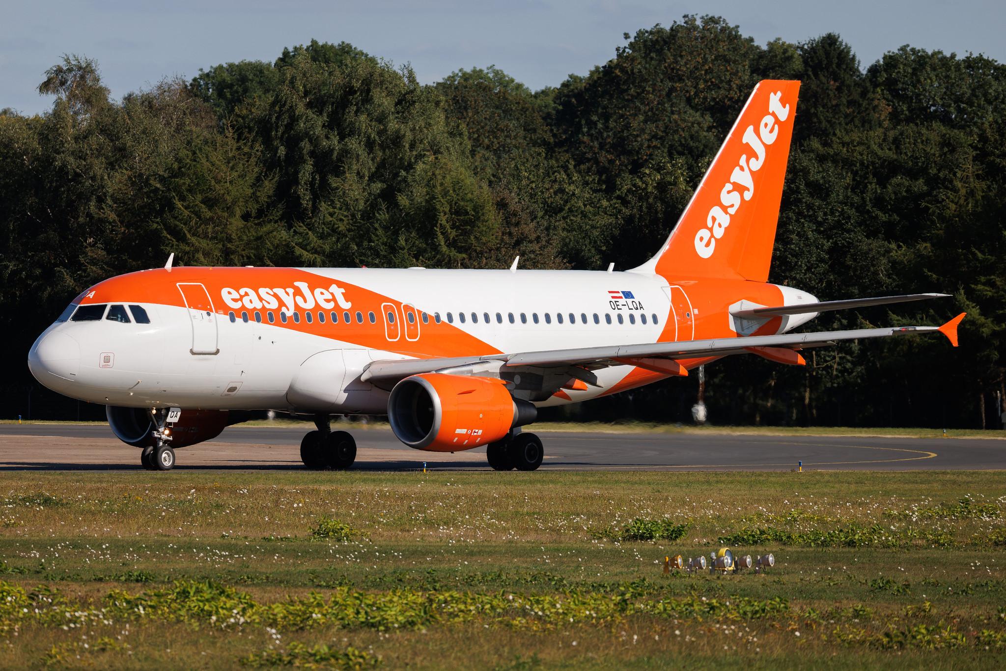 Hamburg Airport: easyJet (U2 / EZY) | Operator: easyJet Europe | Airbus A319-111 A319 | OE-LQA | MSN 03799