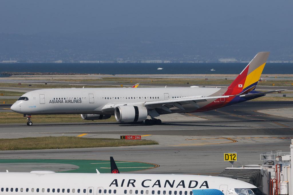 San Francisco International Airport: Asiana Airlines (OZ / AAR) | Airbus A350-941 A359 | HL7771 | MSN 198