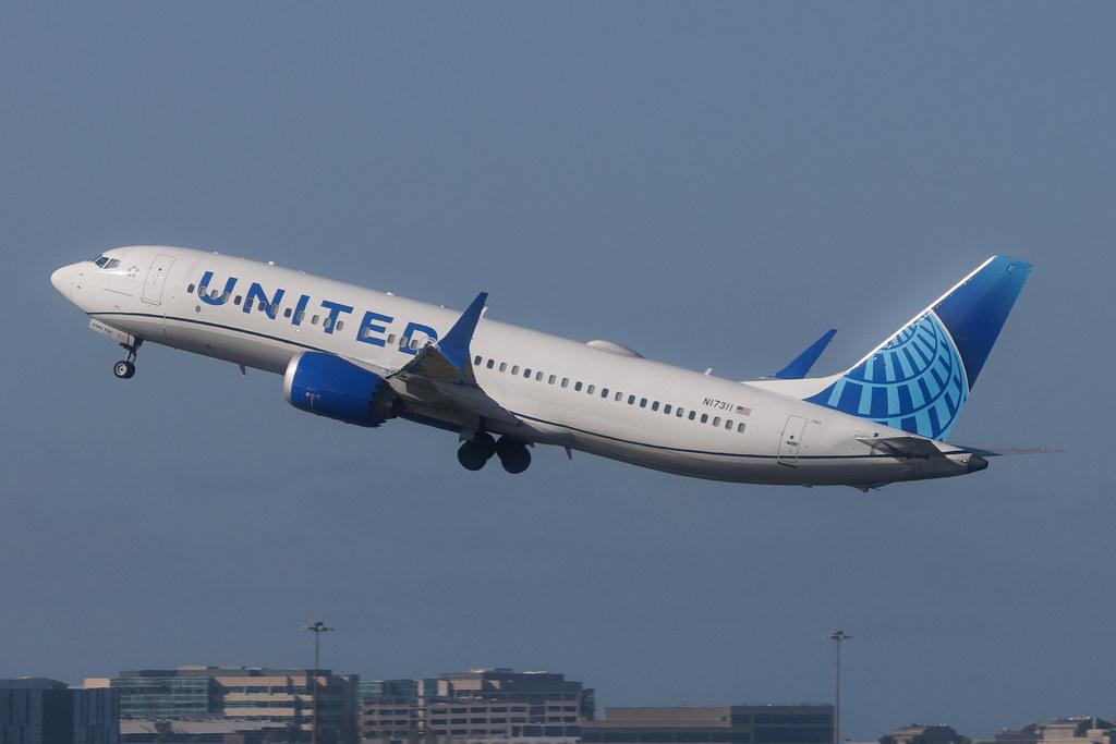 San Francisco International Airport: United Airlines (UA / UAL) | Boeing 737 MAX 8 B38M | N17311 | MSN 67567