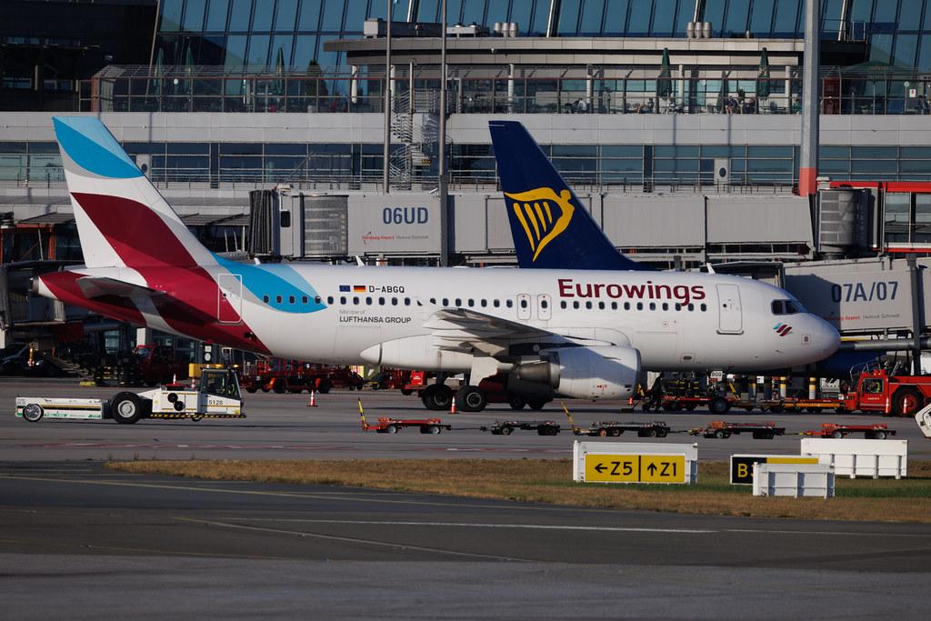 Hamburg Airport: Eurowings (EW / EWG) | Airbus A319-112 A319 | D-ABGQ | MSN 3700