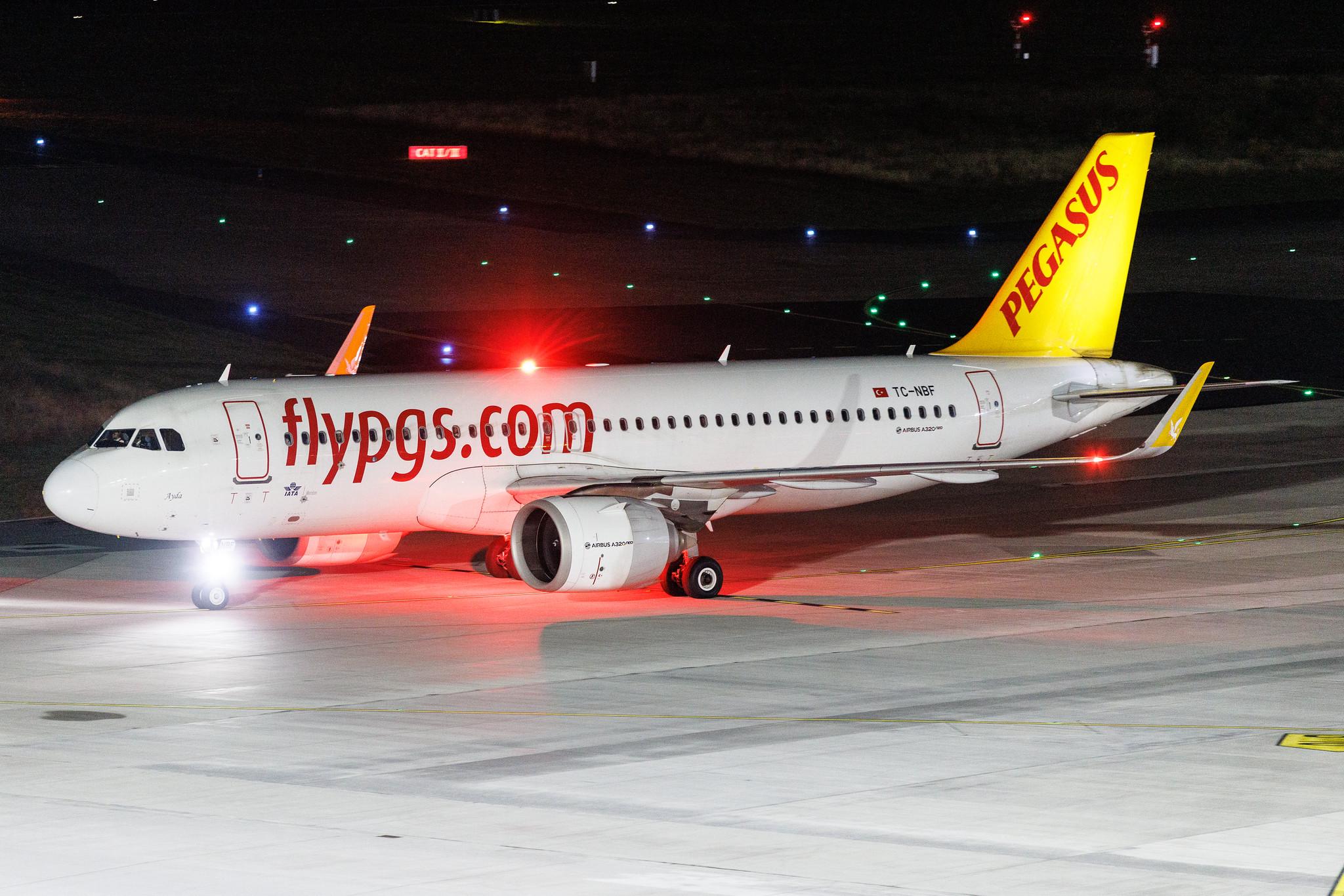 Köln Bonn Airport: Pegasus (PC / PGT) | Operator: Pegasus Airlines | Airbus A320-251N A20N | TC-NBF | MSN 07321